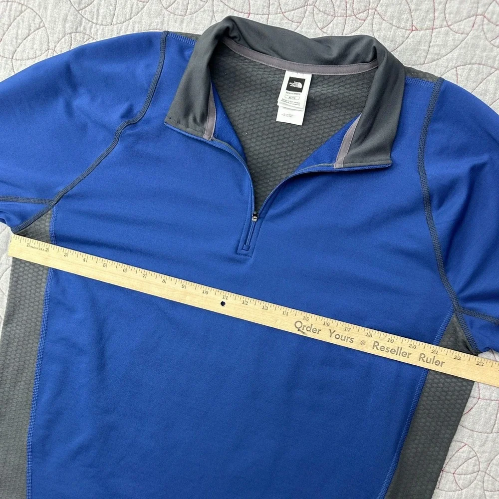 The North‎ Face 1/4 Zip Pullover Blue Flight Series VaporWick / Mens XL
